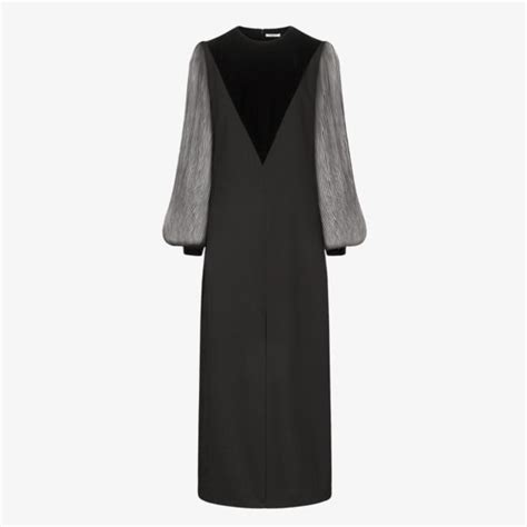 givenchy velvet applique dress